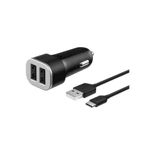 Автомобильное зарядное устройство Deppa CC-01 USB-C Black