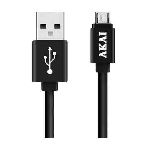 Кабель Akai USB – microUSB 1m Black