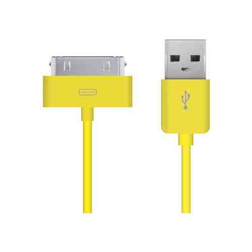 Кабель Dekker USB – Apple 30-pin Yellow