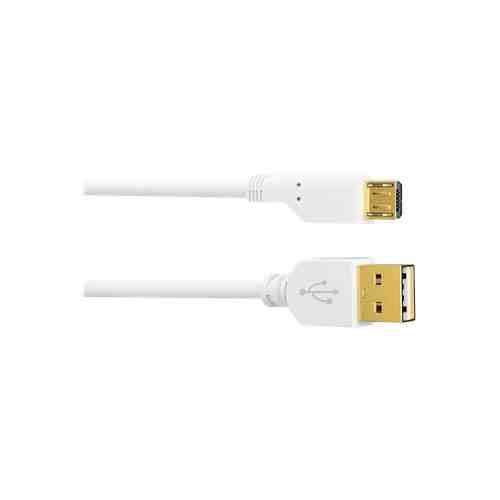 Кабель InterStep USB – micro-USB IS-DC-MCUSBWGLD-000B201 White