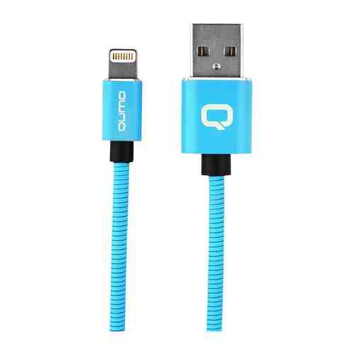Кабель Qumo USB to Apple Lightning 1m Blue