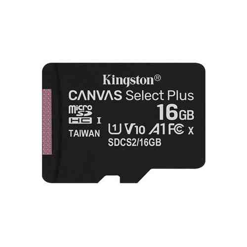 Карта памяти Kingston Canvas Select Plus microSDHC UHS-I Class 10 16GB