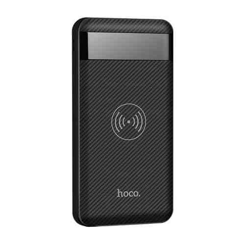 Портативное зарядное устройство Hoco J11 10000mAh с беспроводной зарядкой Black