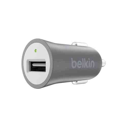 Автомобильное зарядное устройство Belkin Mixit Metallic Gray