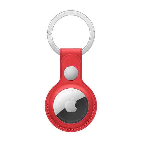 Чехол-брелок Apple AirTag Leather Key Ring (PRODUCT)RED