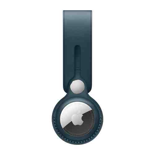 Чехол-подвеска Apple AirTag Leather Loop «Балтийский синий»