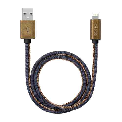 Кабель Deppa Jeans USB – Apple Lightning MFI 1.2m Blue