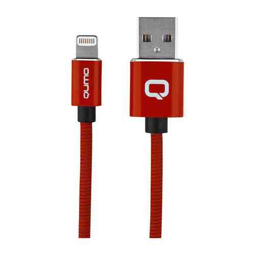 Кабель Qumo USB to Apple Lightning 1m Red