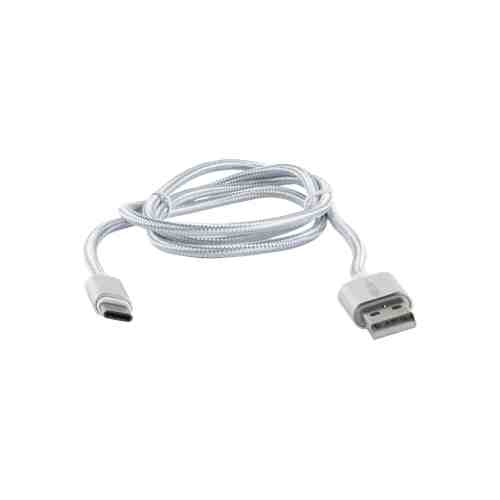 Кабель Red Line Nylon USB to USB Type-C Silver