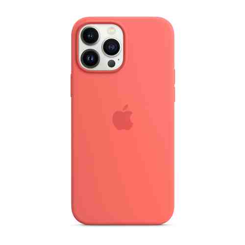 Клип-кейс Apple Silicone Case with MagSafe для iPhone 13 Pro Max «Розовый помело»