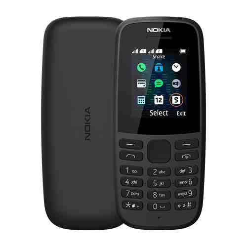 Мобильный телефон Nokia 105 Dual SIM TA-1174 Black