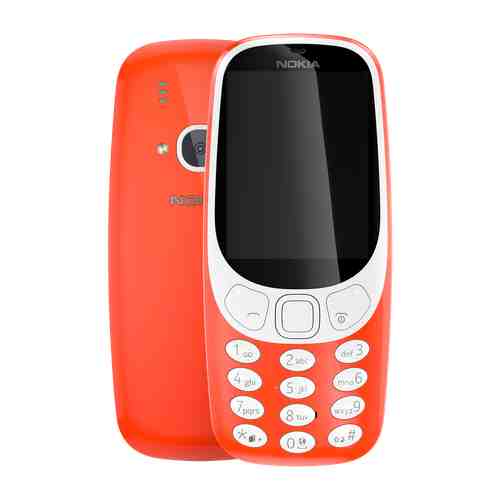 Мобильный телефон Nokia 3310 (2017) Dual SIM Warm Red