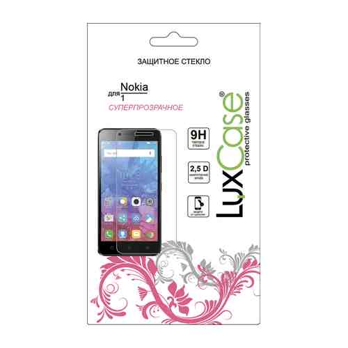 Защитное стекло LuxCase для Nokia 1 глянцевое